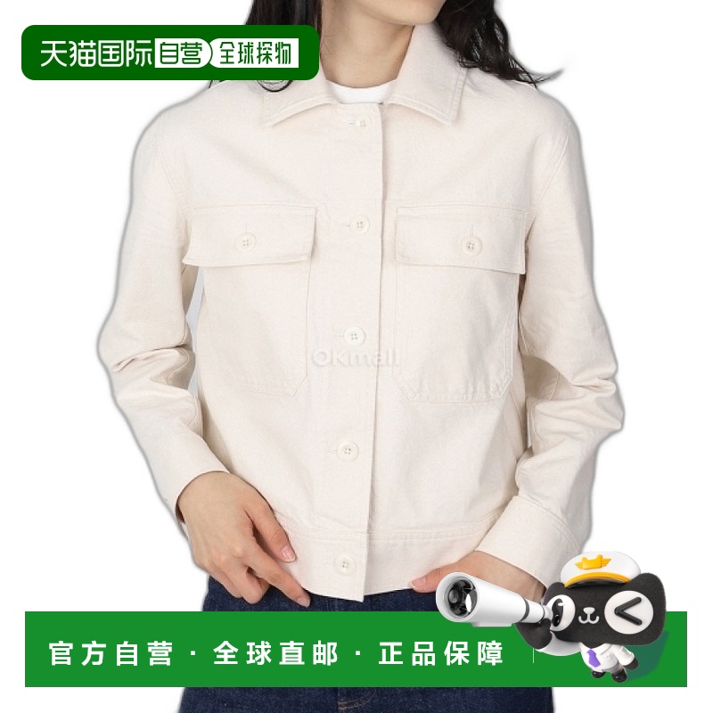 韩国直邮Margaret Howell MHL系列女士灰白色短款工装夹克 WHJK05