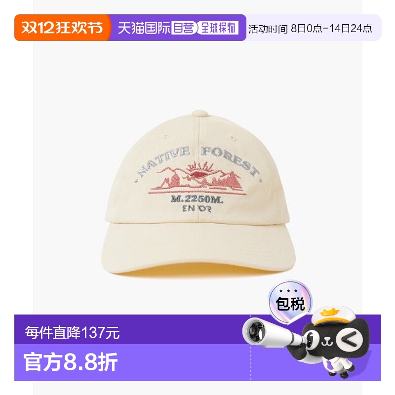 韩国直邮EN OR 女士帽子BBSCACC002 NATIVE FOREST ENOR BALL CAP