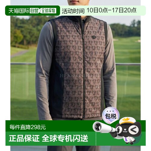 韩国直邮G/Fore高尔夫无袖上装T恤针织尼龙修身背心潮流时尚百搭