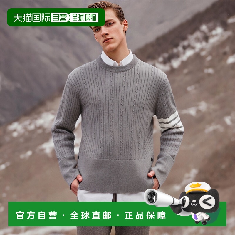 韩国直邮Thom Browne MKA460A Y3014 055 圆领针织 Baby Cable Li