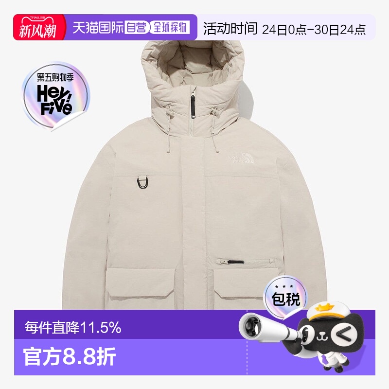 韩国直邮 The North Face北面户外休闲工装舒适羽绒服NJ1DQ64B