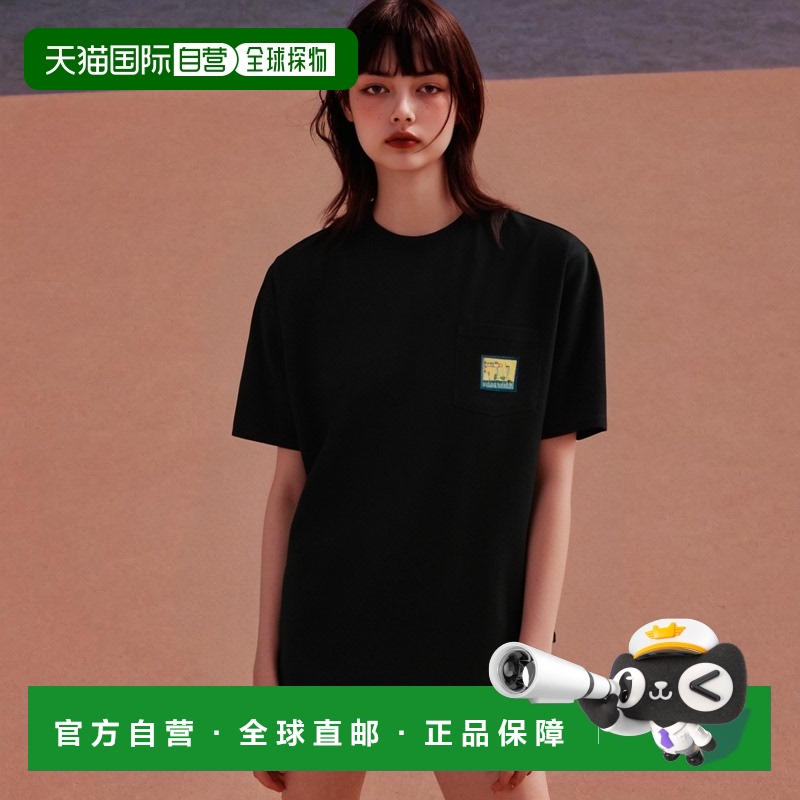 韩国直邮MALBON GOLF 休闲时尚高高尔夫运动M3313LRS03NVY运动T恤