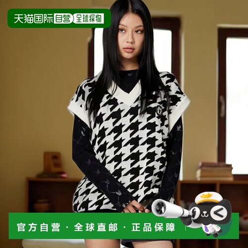 韩国直邮LIFEWORK 女士毛针织衫LW223KT372新款学院风背心