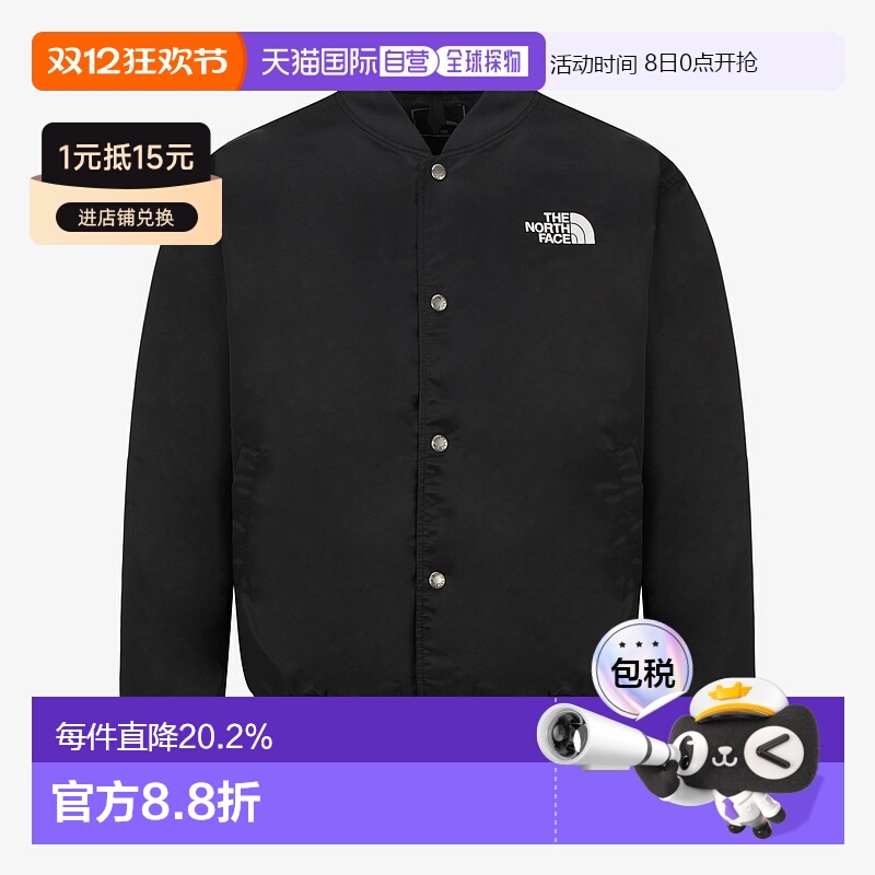 韩国直邮北面THE NORTH FACE条纹Logo刺绣宽松夹克外套男NJ3BR51