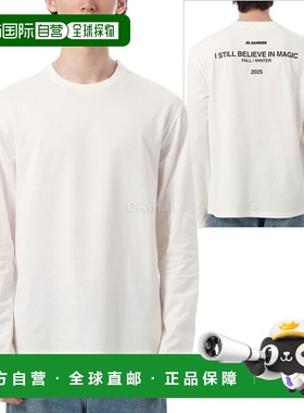 韩国直邮JIL SANDER 背面徽标棉质圆领T恤（J22GC0188 J46219 104
