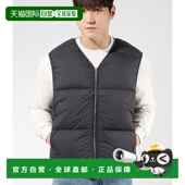 好 韩国直邮IENKI 鹅绒高端流行休闲 拉链背心 微黑 IENKI 男士