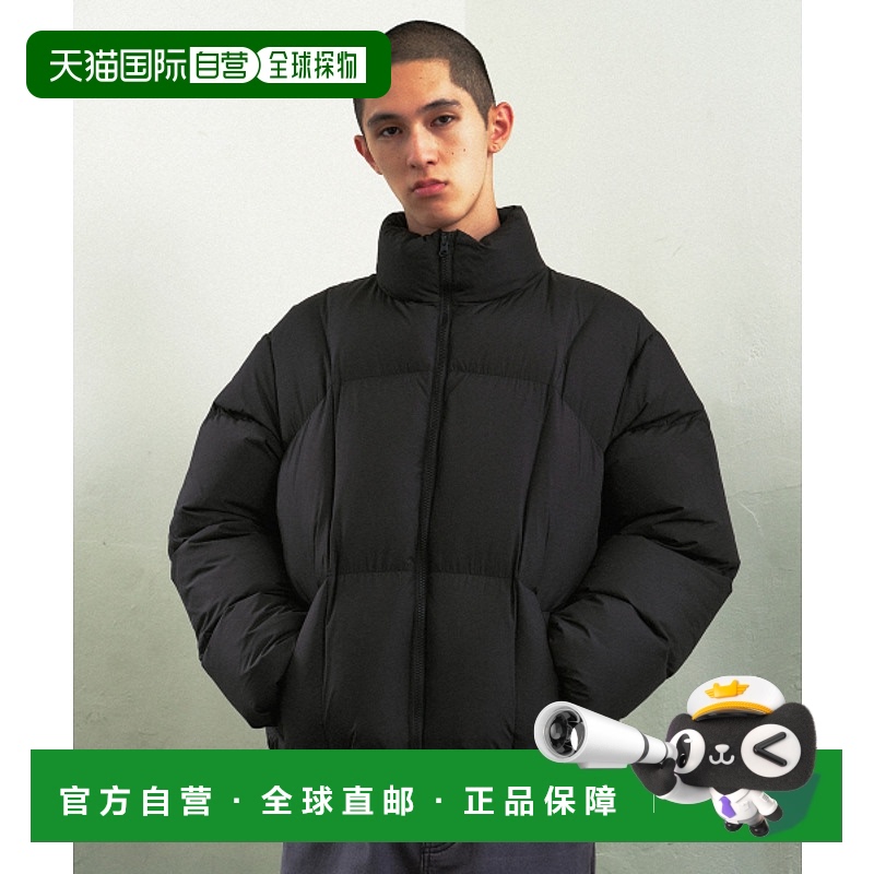 韩国直邮MAHAGRID 男士羽绒服MG2EWMB901ABK CURVED DUCKDOWN PAR