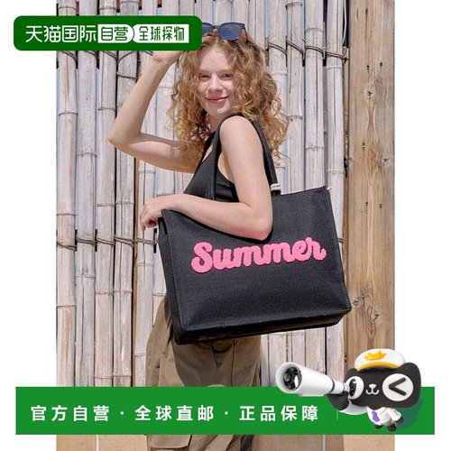 韩国直邮RaJu 女士通用款女包305936058 Summer Bag_Black托特包