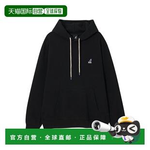 韩国直邮KANGOL Kangol 经典徽标连帽衫 5155 黑色卫衣