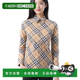 衬衫 8087629 博柏利 格纹棉质衬衫 韩国直邮BURBERRY