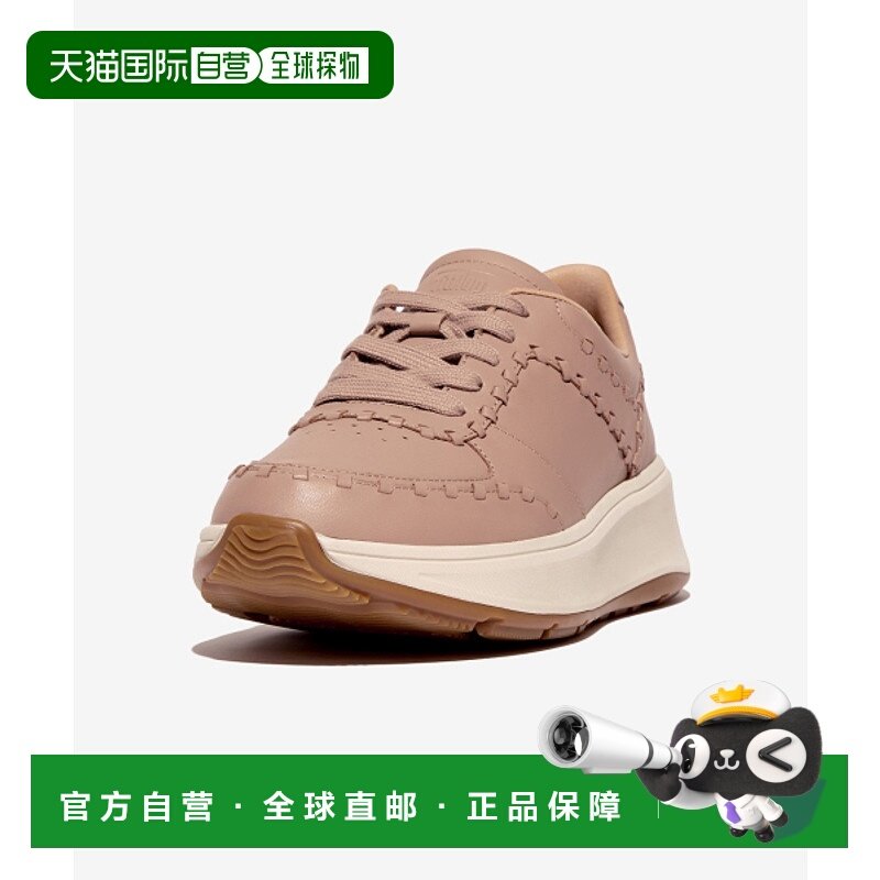 韩国直邮FITFLOP 女士休闲鞋F-Mode Whipstitch Leather Flatform