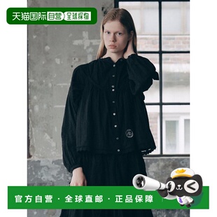 CALIE BISHOP 女士雪纺衫 FLARE SLEEVE CA23CBL005BK 韩国直邮ASIF