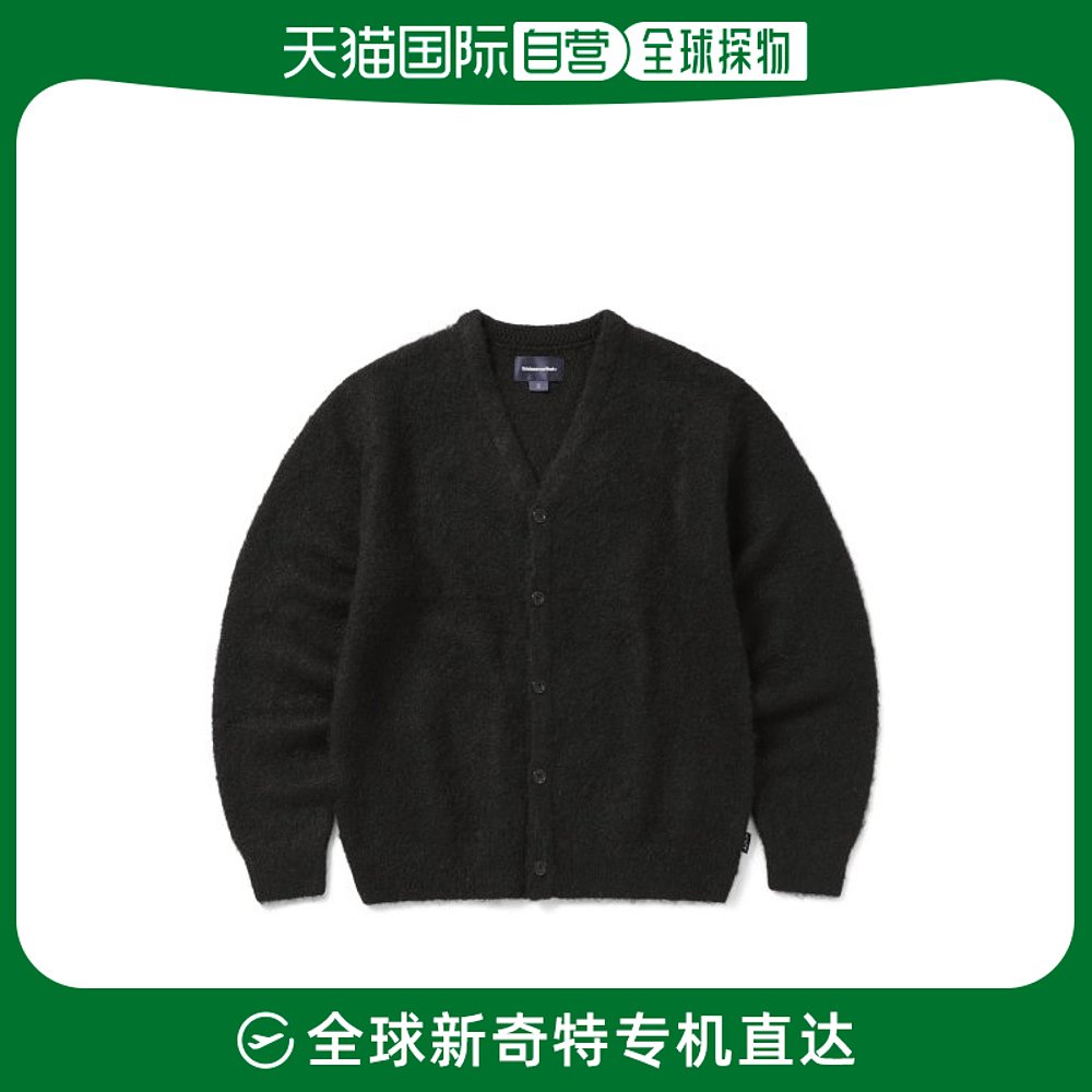 韩国直邮THISISNEVERTHAT开衫Hairy Knit Cardigan BlackTN233KK