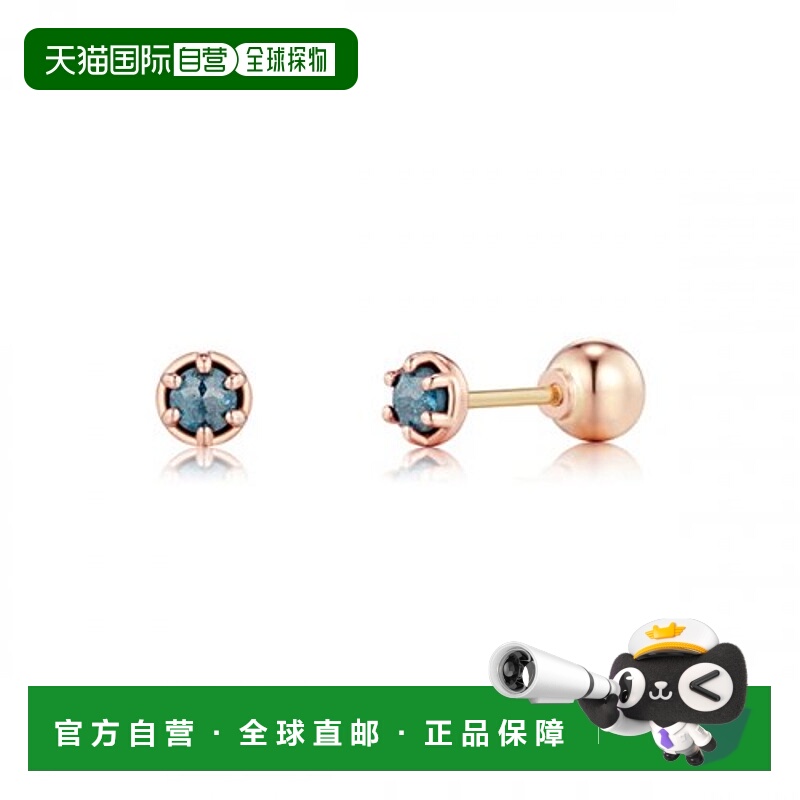 韩国直邮STONEHENGE 女士耳钉 SAG-19A87T-S4RD000 14k 单只