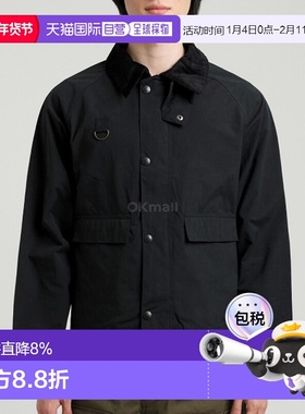 韩国直邮Barbour OS Spey男款休闲夹克外套短款翻领MCA0932