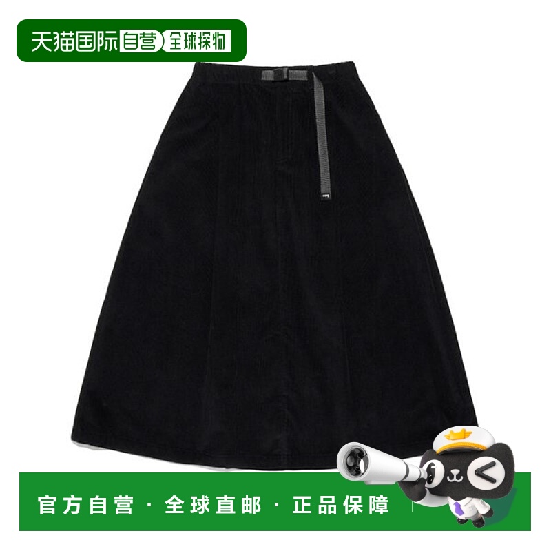 韩国直邮LEE LEE 灯芯绒腰带半身裙 B1 LE2504SR02 BK BE