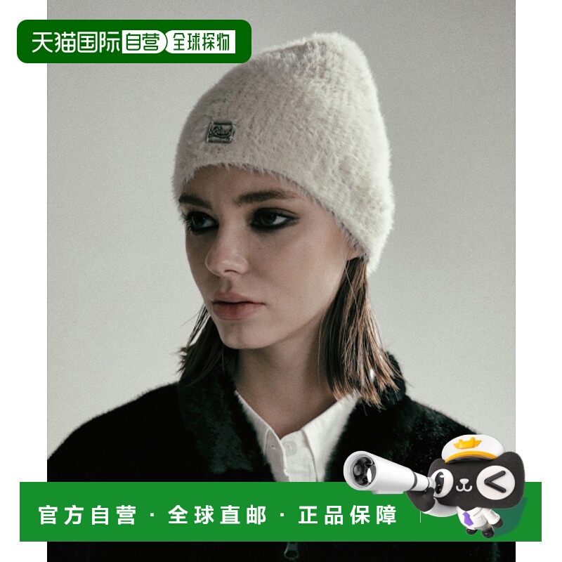 韩国直邮BADBLOOD 公用帽子w-hat24-038 BS Mohair Beanie - Crea