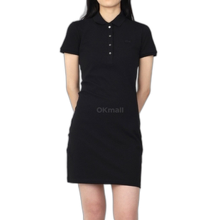 韩国直邮Lacoste 弹力棉珠地布POLO衫连衣裙（EF5473-031） 一件