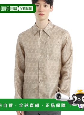 韩国直邮FENDI FF 真丝衬衫 (FS1300 AKEE F0GQK) 长袖衬衫