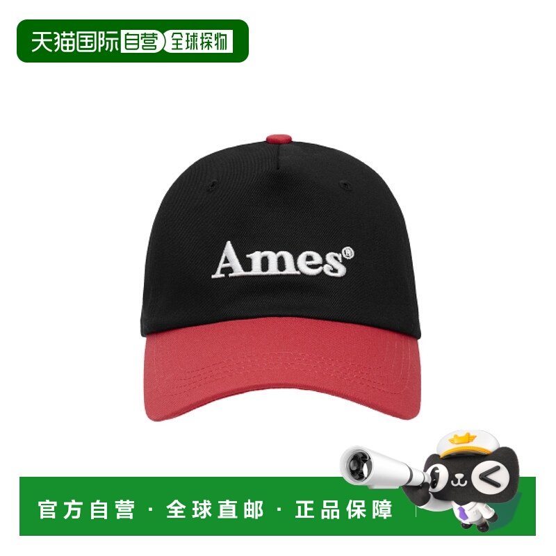 韩国直邮Ames Worldwide 女士帽子BASIC LOGO TWOTONE BALL CAP BL