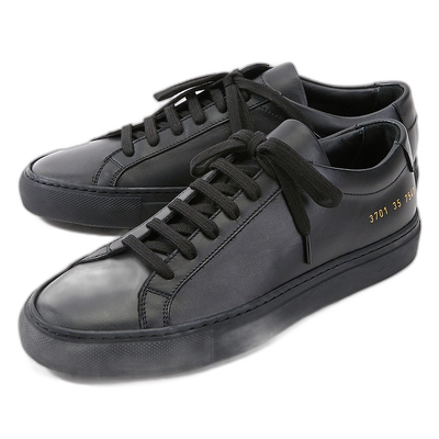 1h可退 韩国直邮COMMON PROJECTS 3701 7547 BLACK 女士 休闲鞋