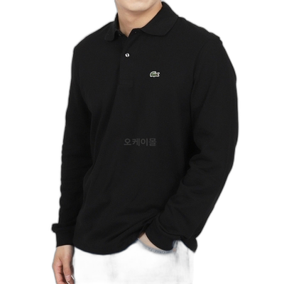 韩国直邮Lacoste L1312-031 男士长袖经典珠地Polo衫 运动休闲
