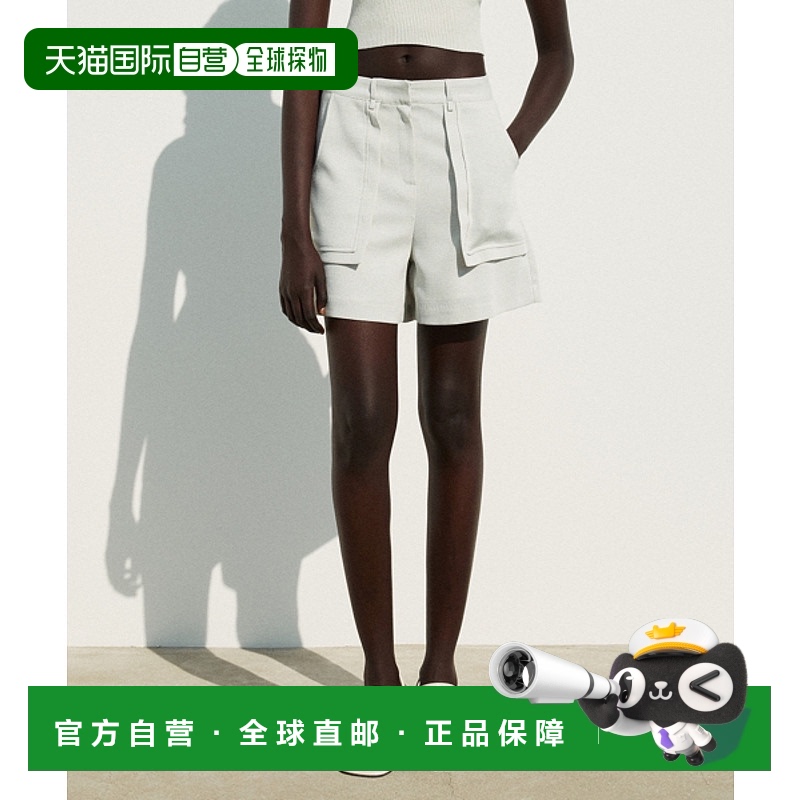 韩国直邮RE RHEE 女士短裤RQ2SLT050-0 POCKET LAYERED SHORTS