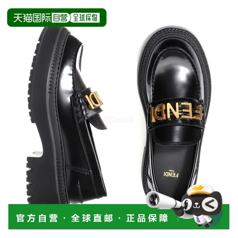 韩国直邮FENDI Fendigraphy 皮革乐福鞋 (8D8383 69F F0QA1) 乐福
