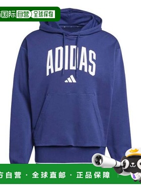 韩国直邮adidas [中性] 学院风长袖磨毛连帽衫（KC3874）