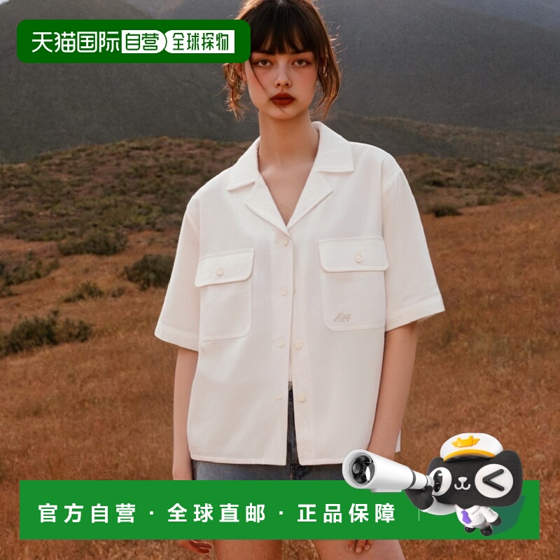 韩国直邮LEE休闲日常舒适时尚韩系通勤新款衬衫LE2402SS62WH