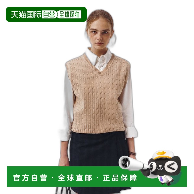 韩国直邮Dunst2023秋冬新品中性风经典女款背心UDSW3A101I2