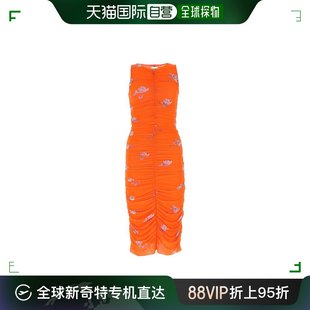 493 韩国直邮GANNI23SS连衣裙女T3340 Orange