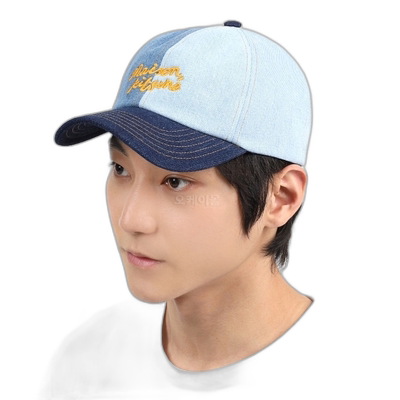 韩国直邮MAISON KITSUNE 牛仔6P帽 (MM06106WW5022-P471)