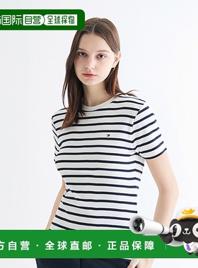 韩国直邮TOMMY HILFIGER 女士女装T恤T22E1TTO051WT10FA