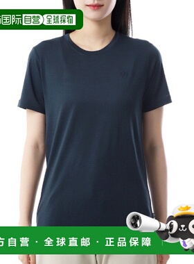 韩国直邮FJALLRAVEN ABISKO 羊毛短袖 W 深海军蓝 (84101/555) 短