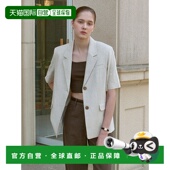 韩国直邮LOEUVRE正品 Jacke Linen 女士精品301709923Half Sleeve