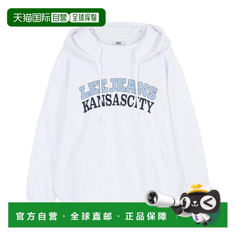韩国直邮LEE正品美式复古新品男款卫衣LE2203HD53WH