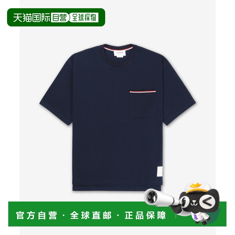 韩国直邮THOM BROWNE 男士T恤MJS183A07323415SS25新款