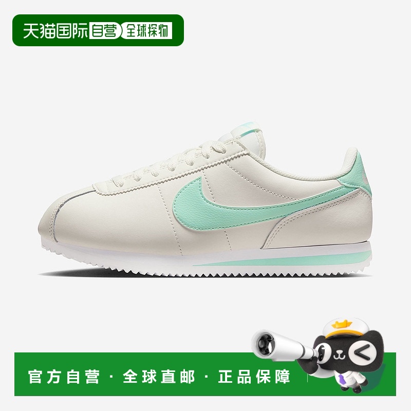 韩国直邮Nike Cortez  休闲时尚简约百搭 低帮跑步鞋 女款 白色