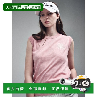 韩国直邮MARDI MERCREDI ACTIF 女士毛针织衫METALLIC SLEEVELESS