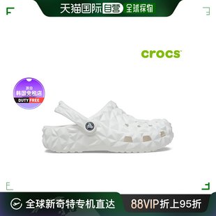 韩国直邮 CROCS经典 几何木屐凉鞋 M3W5 209563 100