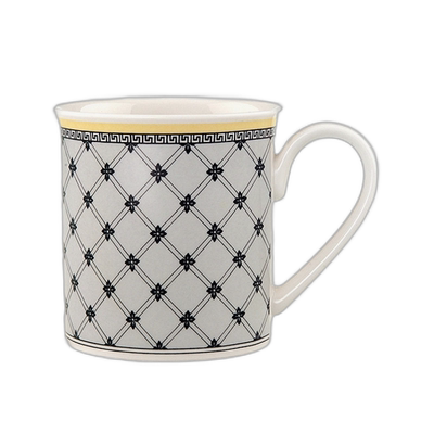 韩国直邮Villeroy & Boch唯宝杯子灰色花边时尚简约大容量400ml