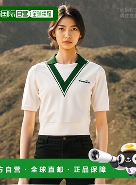 韩国直邮diadora 女士女装T恤D2322PTS37OWH