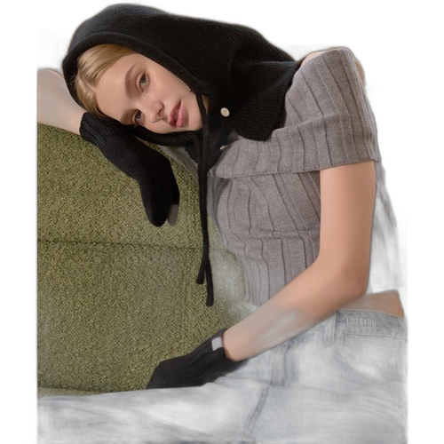 韩国直邮J.ESTINA 秋冬新款精致可爱法式针织帽高级感 潮牌正品