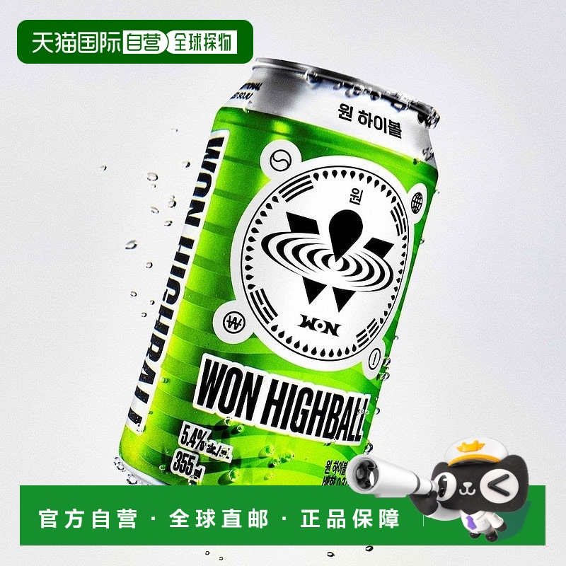 韩国直邮WON韩国网红HighBall*6瓶浓水果味威士忌预调鸡尾酒嗨棒