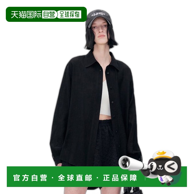 韩国直邮RE RHEE 女士女装T恤RP2STO043-0-BK LONG SLEEVES PLEATS