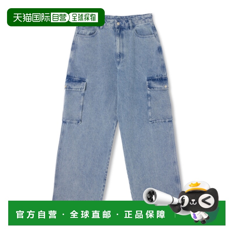 韩国直邮MARKM 公用男装休闲裤MJFAH45070_BLL DENIM CARGO PANTS