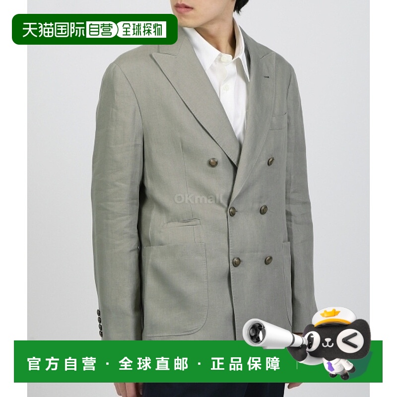 韩国直邮Brunello Cucinelli MS4427BBDF C068 纯皮革夹克 男士 2