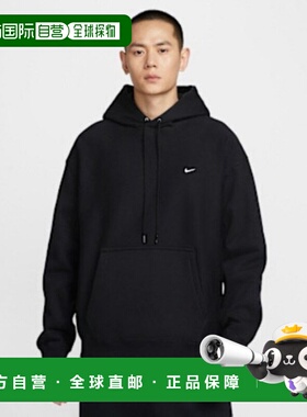韩国直邮NIKE M Nike 连帽衫 BQK HV1083-010 Solo Swoosh 连帽衫