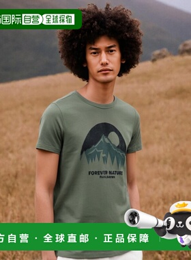韩国直邮FJALLRAVEN北极狐男士户外运动舒适t恤(87053)